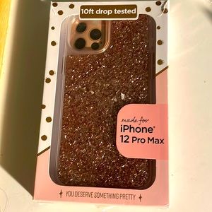 iPhone12 Pro max case . Very sparkly and Pink!